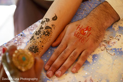Bride and groom mehndi art. Bride and groom mehndi art.