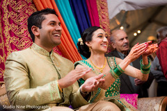 Adorable indian couple enjoying sangeet night Adorable indian couple enjoying sangeet night