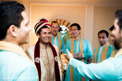 Indian groom with groomsmen Indian groom with groomsmen