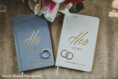 Indian bride and groom's vows book Indian bride and groom's vows book