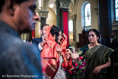 Hindu Christian mash up wedding ceremony. indian bride,indian groom,christian wedding ceremony