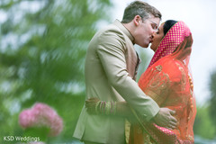 Romantic outdoor indian bride and groom capture. indian groom,indian bride,indian wedding photography