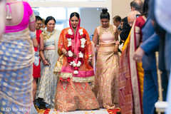 Showstopping Indian bride entrance. indian wedding ceremony,indian bride,floral and decor