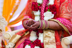Beautiful Indian bride's hands. indian wedding ceremony,indian bride