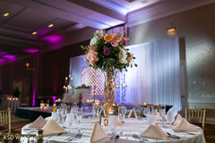 Luxury Indian wedding reception decor. indian wedding reception,floral centerpiece,floral and decor