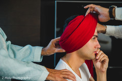 Indian groom getting ready Indian groom getting ready