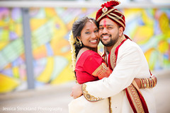 See this lovely indian bride and groom indian bride and groom,outdoor photography,indian groom fashion,indian bride fashion