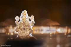 Silver Ganesh statue indian wedding ceremony,indian wedding ceremony details