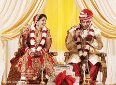 Take a look at this traditional indian wedding ceremony. indian groom fashion,indian bride fashion,bride bangles,indian wedding ceremony