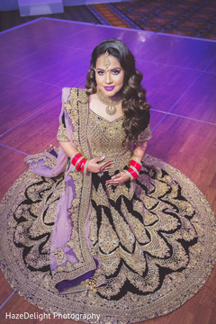 Indian bride glowing in her reception attire. indian wedding reception,indian bride,lehenga