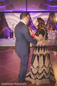 Sweet indian newlyweds first dance indian wedding,indian wedding reception,reception fashion