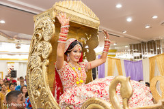 Beautiful indian bride making her entrance to wedding ceremony Beautiful indian bride making her entrance to wedding ceremony