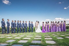 Sweet indian couple with bridesmaids and groomsmen outdoor photography,indian bride and groom,indian groomsmen fashion,indian bridesmaids’ fashion