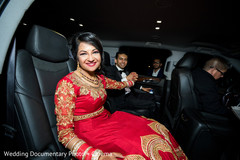 Indian bride and groom on wedding car indian bride and groom,transportation