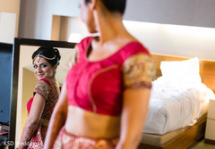 Gorgeous indian bride getting ready Gorgeous indian bride getting ready