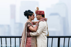 Emotional first look moment Emotional first look moment