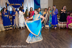 Indian bride's mother dancing Indian bride's mother dancing