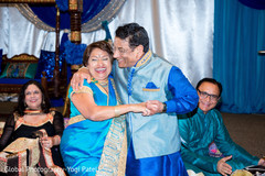 Adorable indian bride's parents dancing Adorable indian bride's parents dancing