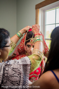 Dazzling maharani wedding attire bridal jewelry,indian bride fashion,indian bride getting ready
