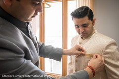 Elegant indian groom getting ready Elegant indian groom getting ready