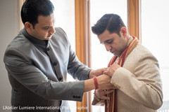 Glamorous indian groom getting ready Glamorous indian groom getting ready