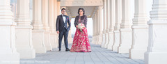 Dazzling indian bride and groom indian wedding reception,venues,indian bride reception fashion,indian groom suit