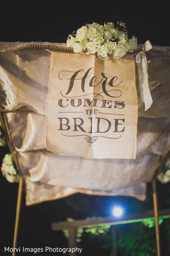 Here comes the bride sign Here comes the bride sign