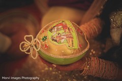 Ceremonious coconut at Indian wedding Ceremonious coconut at Indian wedding