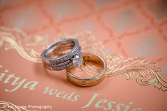 Amazing invite and rings photo idea. wedding invitations,wedding rings,indian fusion wedding