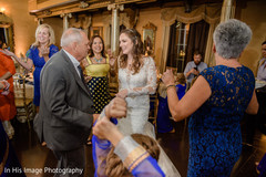 Delightful father of the bride capture. dj,india fusion wedding,indian wedding reception
