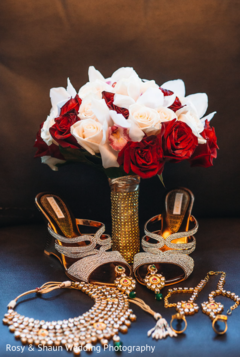 Indian bridal accessories photography. bridal shoes,bride jewelry,indian bride accessories,bridal bouquet