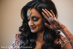 Indian bride picture perfect look. bridal mehndi,hair and makeup,indian wedding photography