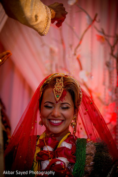 Indian bride during sindhoor wedding ritual indian wedding ceremony,indian bride fashion,sindhoor wedding ritual