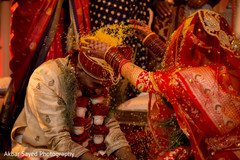 Indian bride and groom's telugu ritual Indian bride and groom's telugu ritual