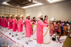 Indian bridesmaids and groomsmen's entrance to wedding ceremony indian wedding ceremony,indian groomsmen,indian bridesmaids