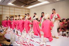 Indian bridesmaids and groomsmen performance indian wedding ceremony,indian groomsmen,indian bridesmaids