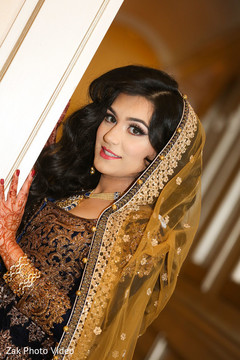 Enchanting Pakistani bride portrait. Enchanting Pakistani bride portrait.