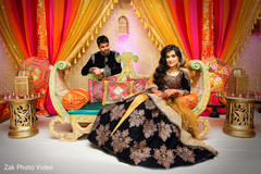 Sweet Pakistani couple at their Walima night. Sweet Pakistani couple at their Walima night.