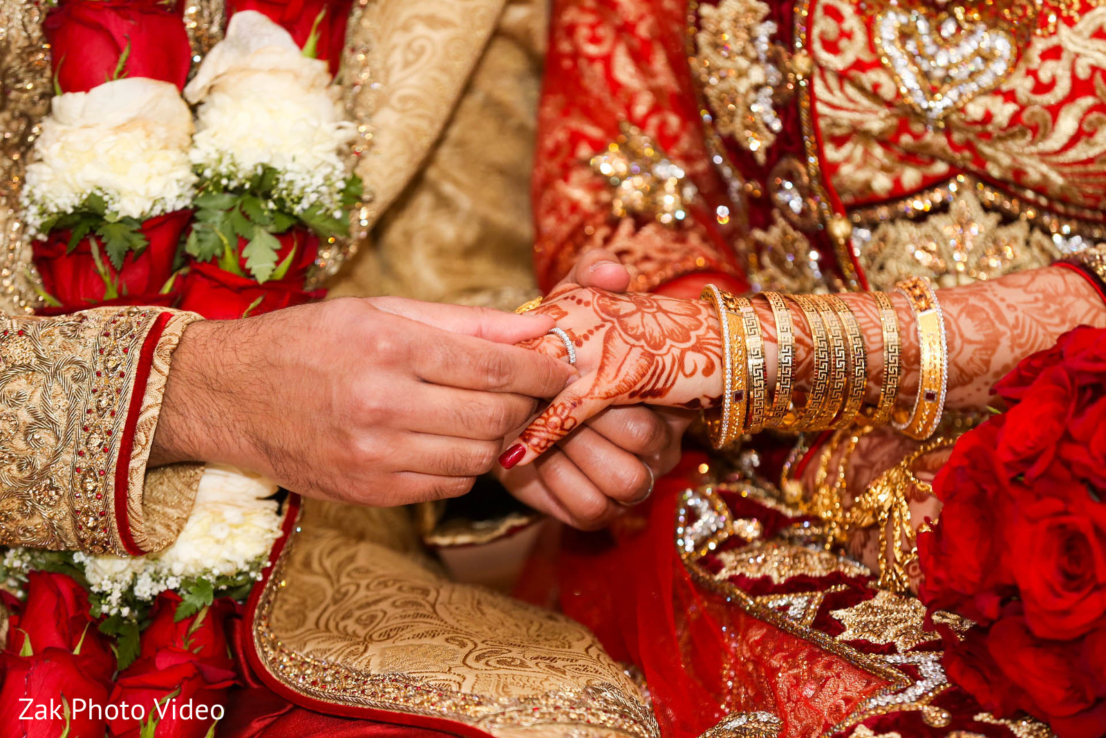Pakistani wedding ring exchange ceremony. Photo 126189