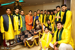 Pakistani bride and groomsmen capture. pakistani bride,pakistani wedding photography,groomsmen