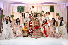 Pakistani Bride's entourage. pakistani wedding photography,nikaah,pakistani bridesmaids