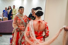 Indian bride wedding ceremony look. indian bridal fashion,indian bride,getting ready