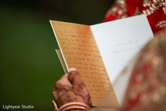 Groom's wedding letter.