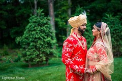 Fine art Indian wedding portrait.