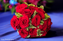 Lovable red roses bridal bouquet. Lovable red roses bridal bouquet.
