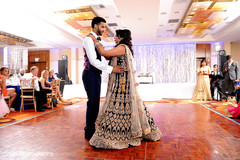 Dreamy Indian bride and groom first dance. Dreamy Indian bride and groom first dance.