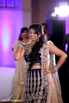 Indian bride showing off her moves. Indian bride showing off her moves.