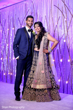 Insanely cute Indian bride and groom. indian wedding photography,indian bride and groom,reception fashion
