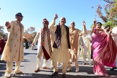 Cheerful baraat procession indian wedding baraat,baraat horse,indian groom fashion