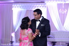 Romantic indian bride and groom's first dance Romantic indian bride and groom's first dance